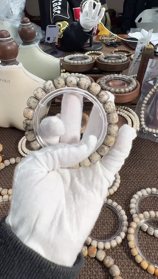 手串星月菩提灰冰半壁江山（10*9）