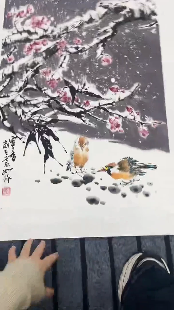 精品国画花鸟作品