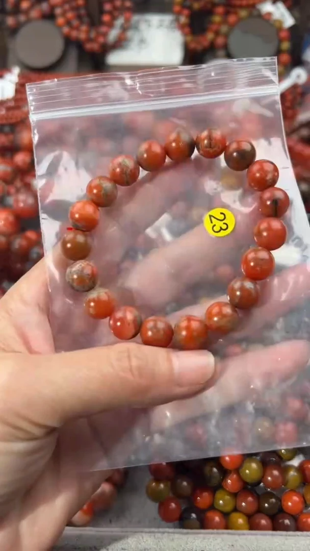 南红玛瑙手串未镶嵌10+