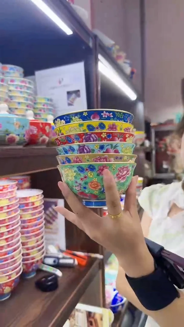 瓷片4.5英寸饭碗6个景德镇餐具