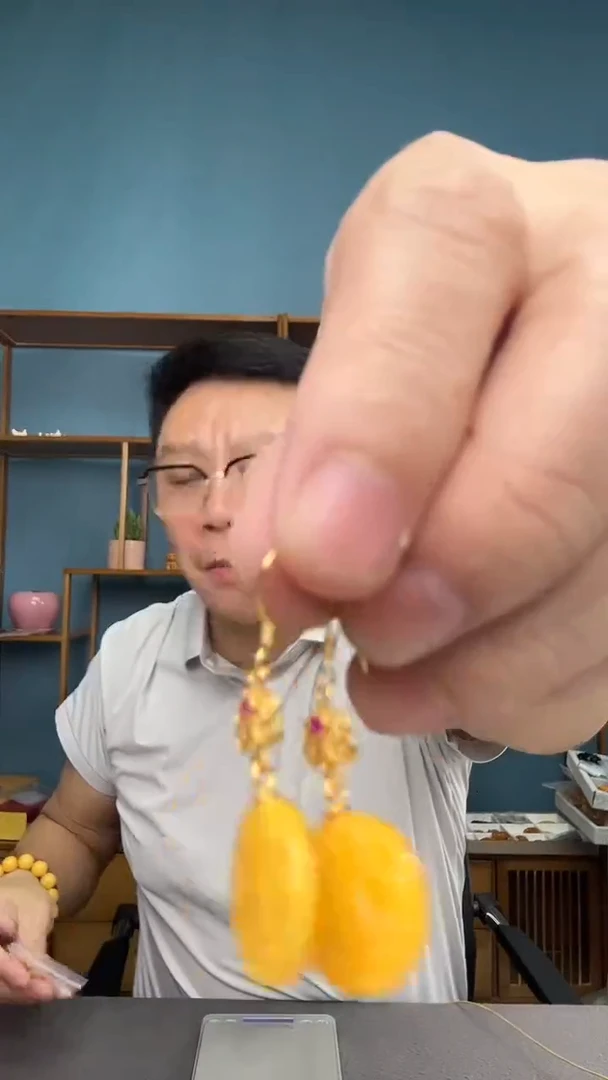 裸石琥珀未镶嵌微瑕介意勿拍10