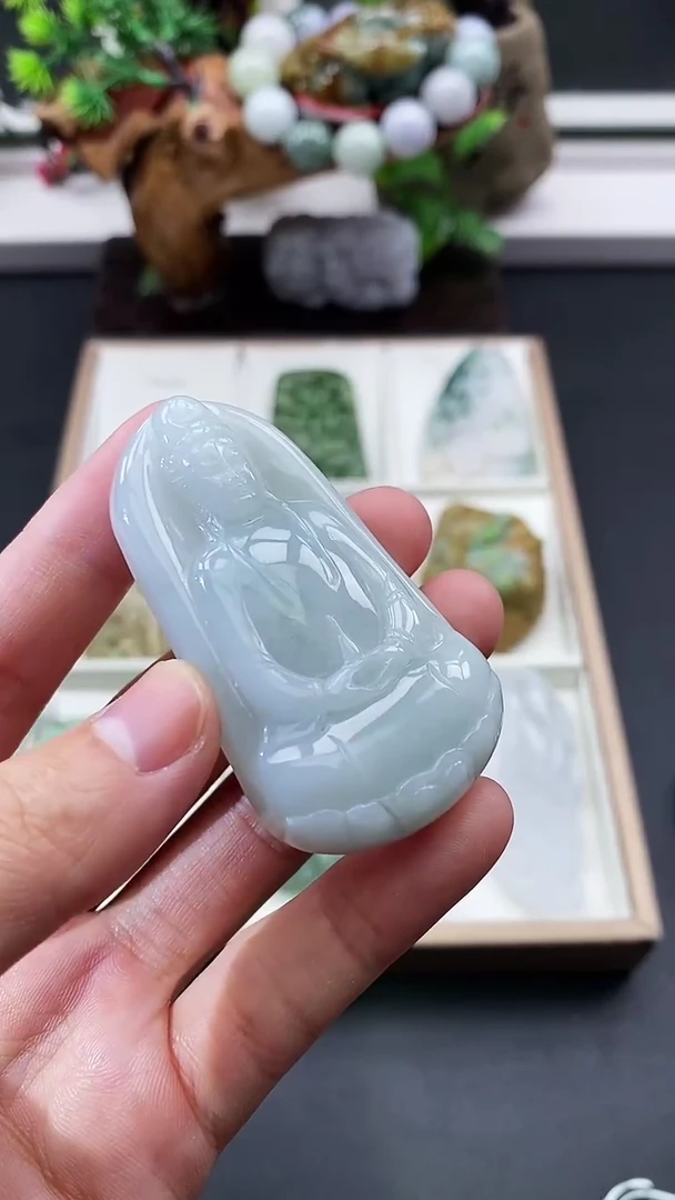 颈饰未镶嵌翡翠天然缅甸A货翡翠
