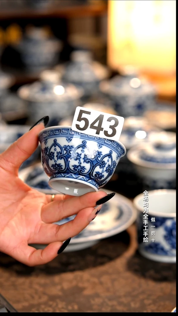 景德镇全手工手绘柴窑茶器福利