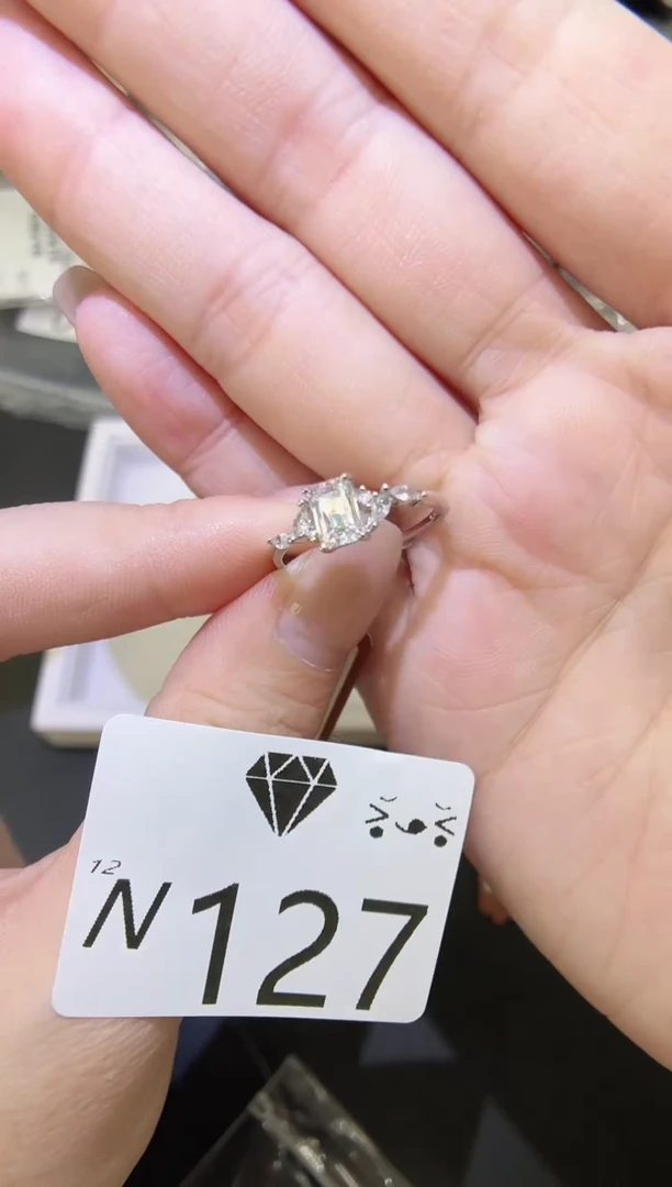 合成碳硅石925银多样性发一N127