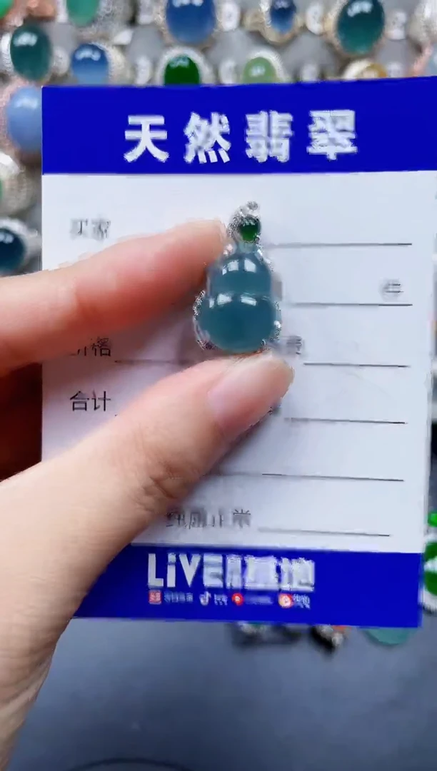 颈饰银S925镶嵌翡翠752