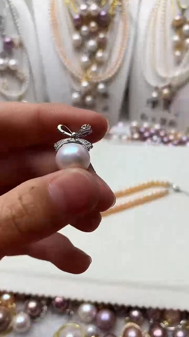 颈饰未镶嵌淡水珍珠925