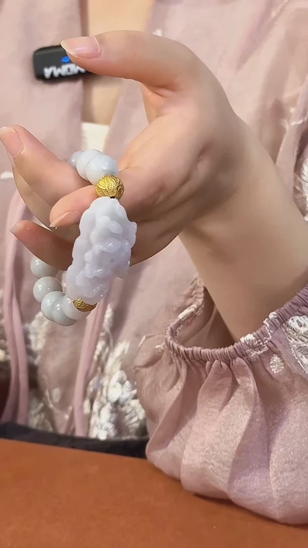 颈饰未镶嵌翡翠翡翠花牌手串
