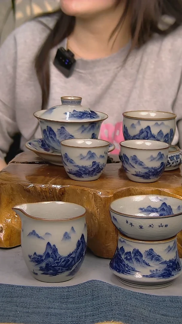 【闪购商品】简装家用款7件套 陶瓷家用茶具系列