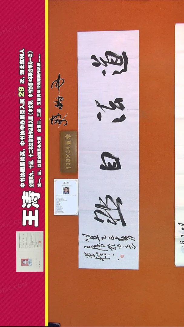 【闪购商品】书法195A王涛书法作品
