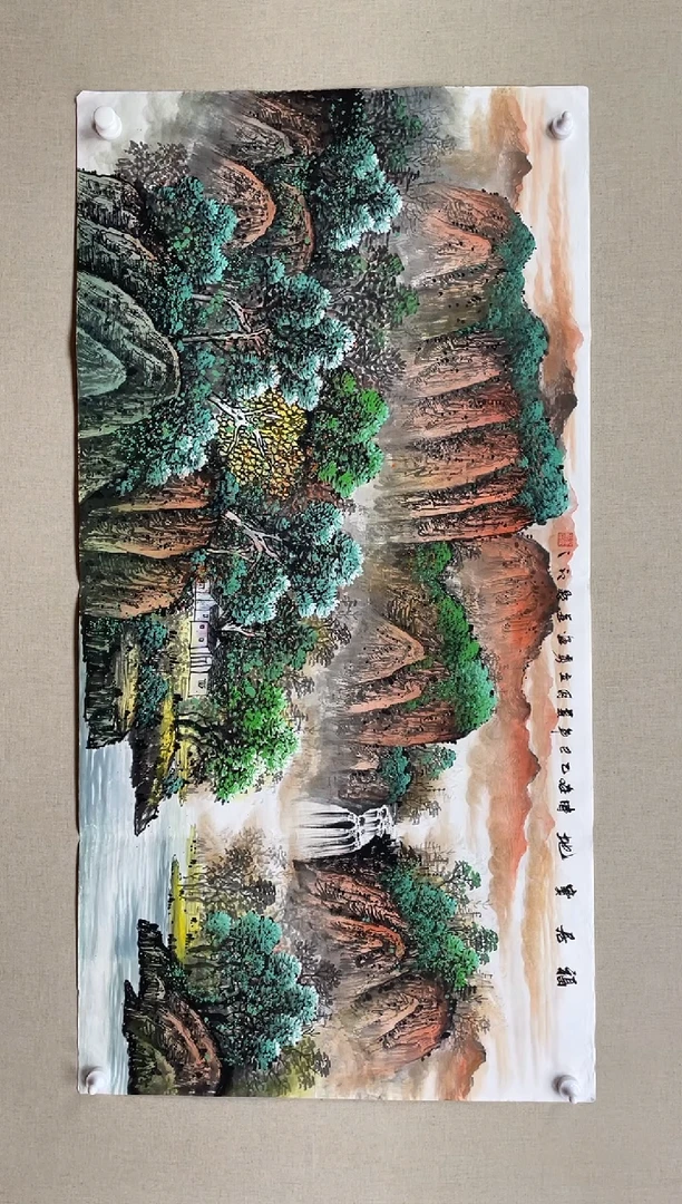 国画138*68 吴立勇吴立勇吴立勇吴立勇