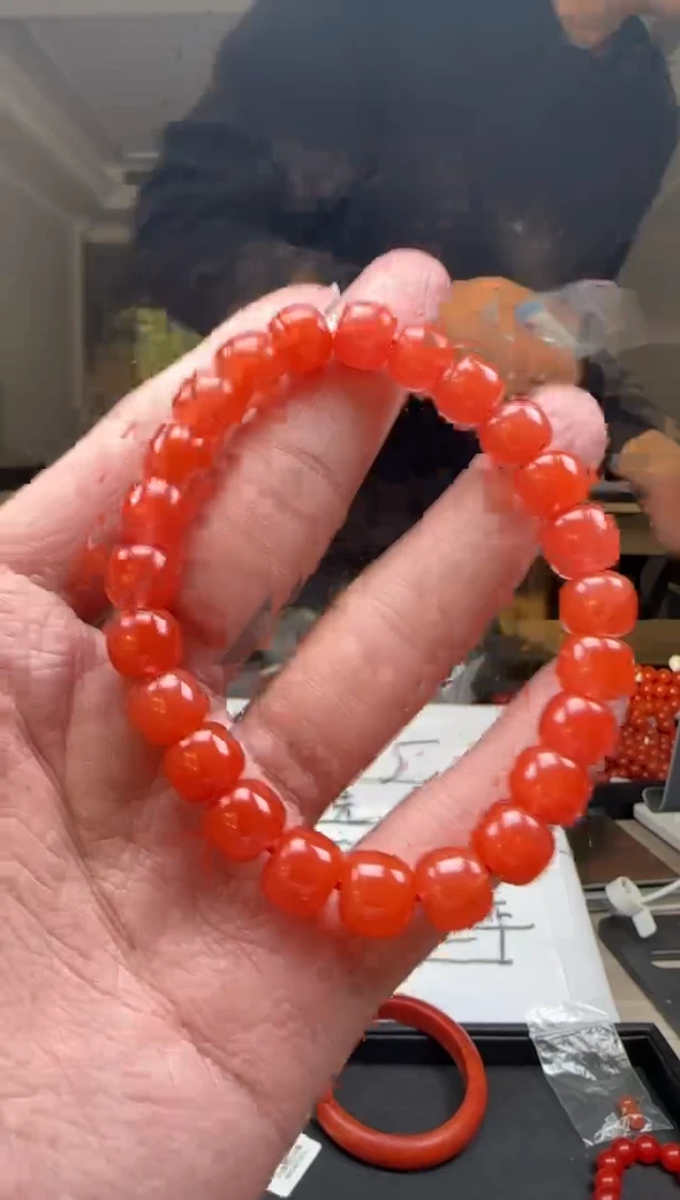 【闪购商品】南红玛瑙9mm保山手串老型未镶嵌多样性发一件