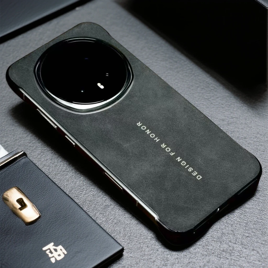 适用于magic8/magic7pro无边框磨毛翻毛皮磁吸简约磨砂轻薄保护壳