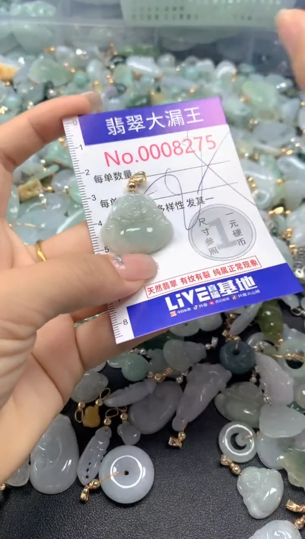 颈饰未镶嵌翡翠8275