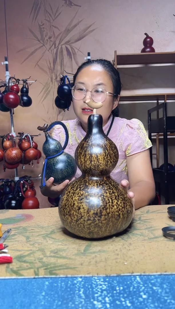 060--大漆酒葫芦--1500ml左右