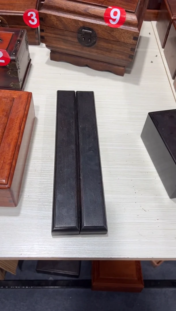 木木 紫檀木镇尺一对