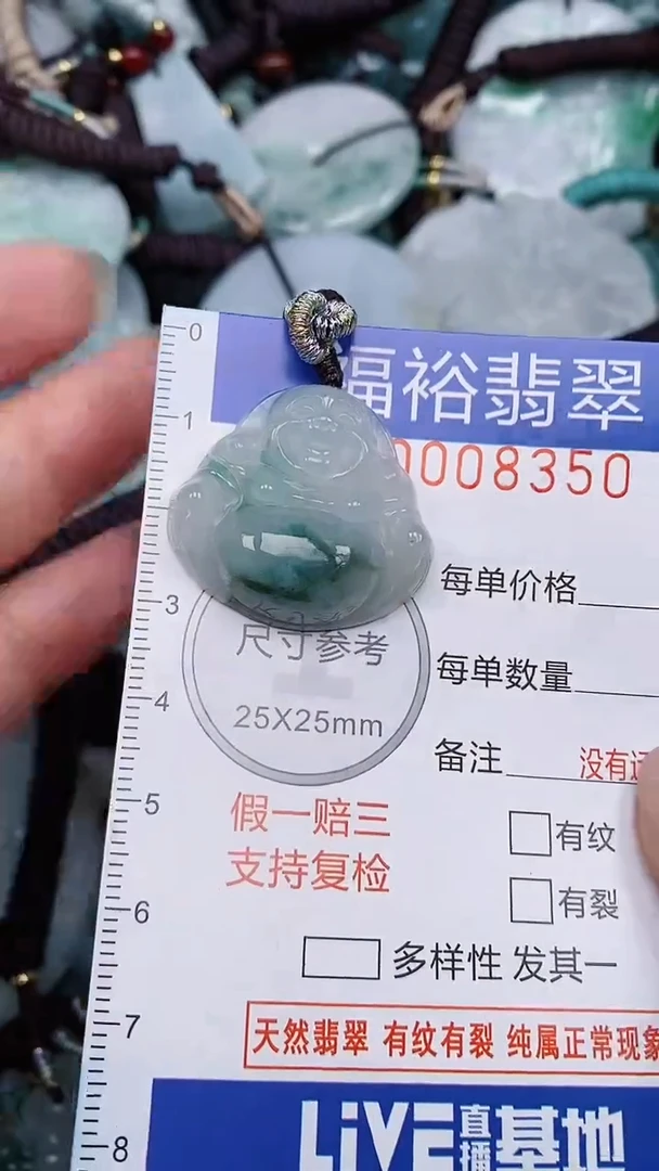 翡翠未镶嵌颈饰...0008350