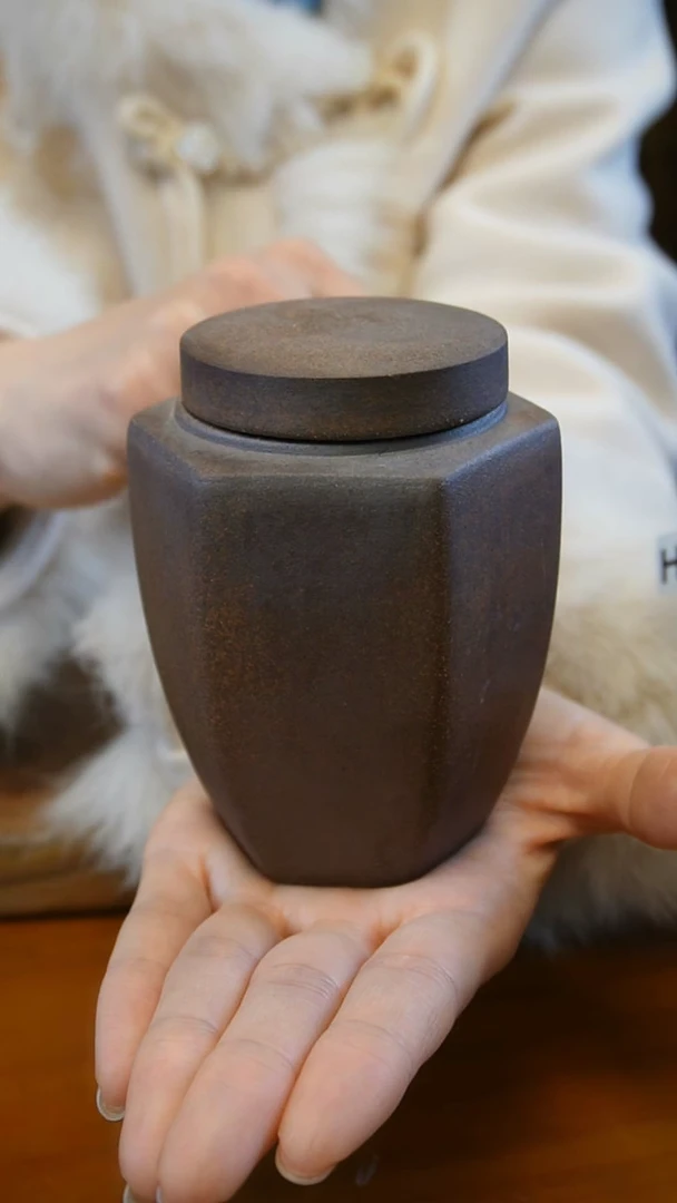 【闪购商品】B19茶叶罐磨砂感老岩泥茶壶