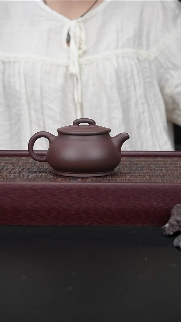 茶壶紫砂FB紫泥儒像