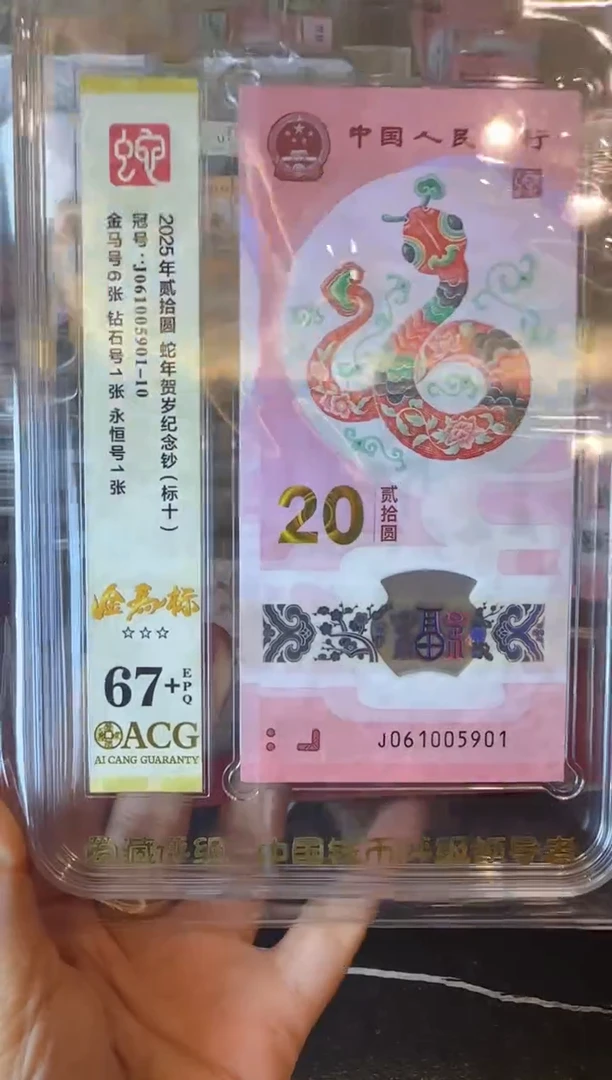 塑料2025 蛇钞 爱藏标十 啊啊啊如图