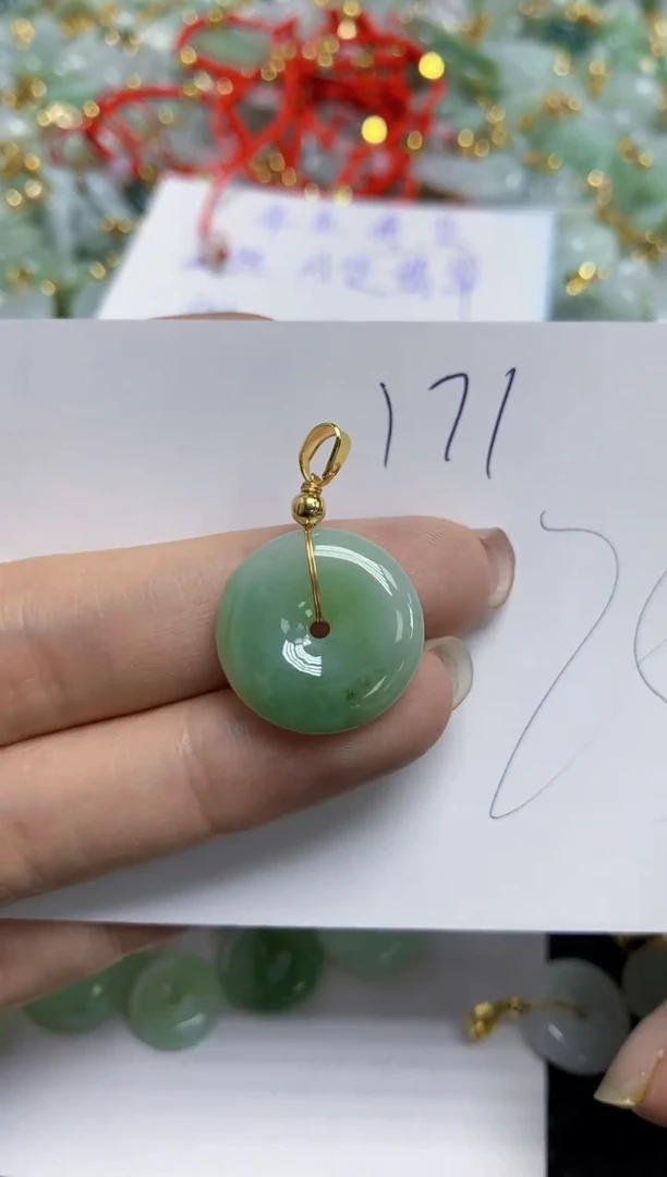 【闪购商品】翡翠颈饰合金  天然A货翡翠