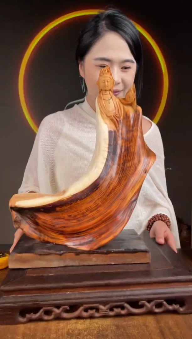 柏木（崖柏）手工摆件,先抢先得! 编号:299