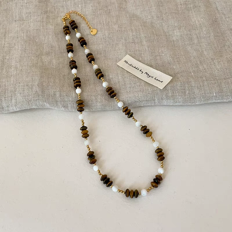 铜合金琉璃项链 BEIJU 2025新款小众设计时尚气质百搭项链9910