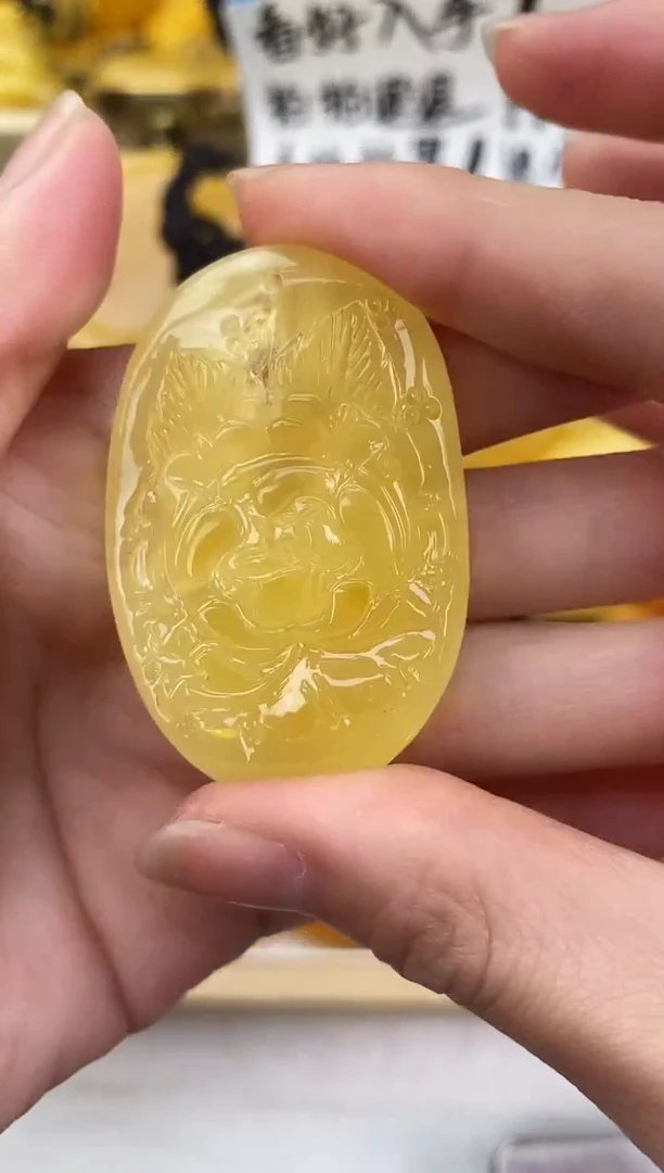 裸石琥珀未镶嵌天然琥珀蜜蜡