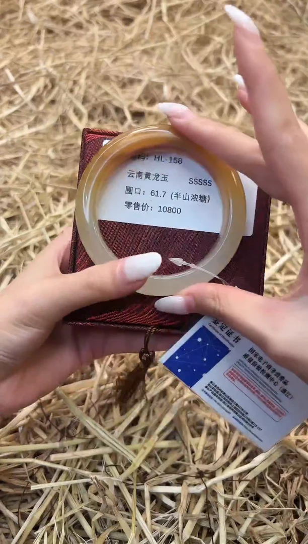 未镶嵌手镯石英质玉HL158-