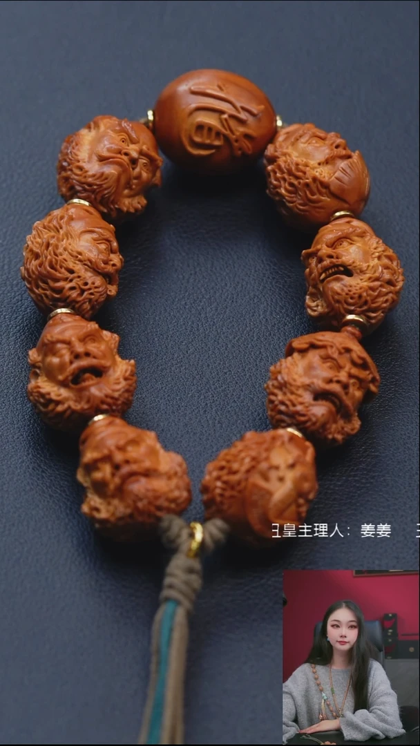 手串/手链橄榄核2.1钟馗百态手持