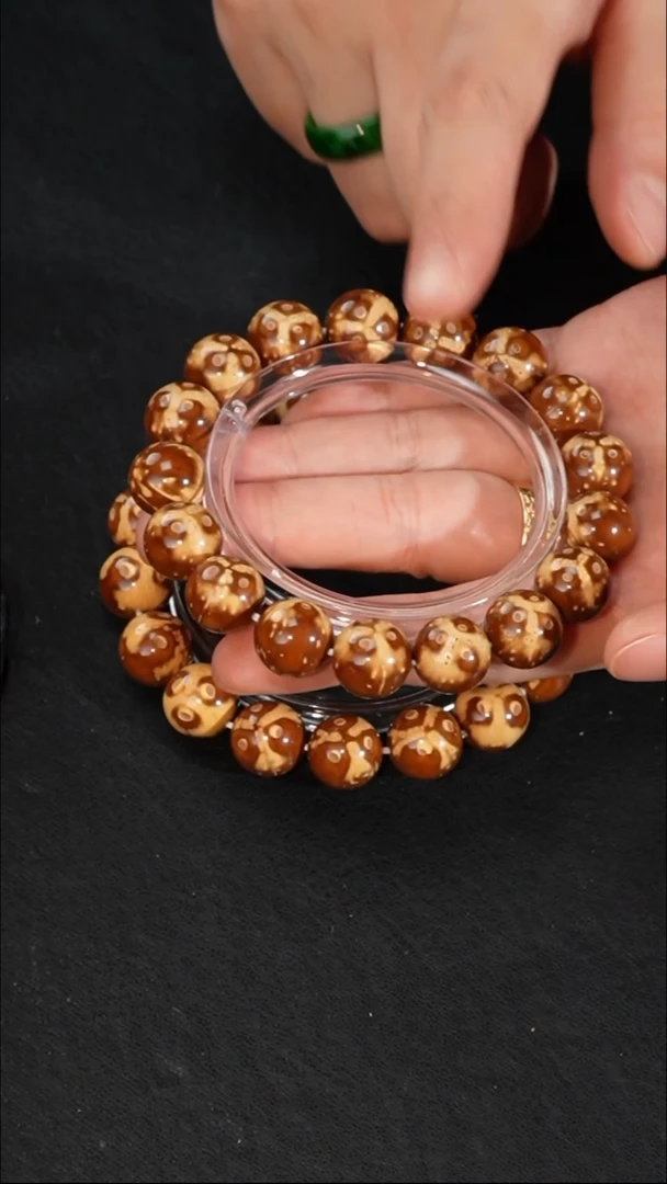 手串紫金鼠高油高密熊猫光珠12-13mm-