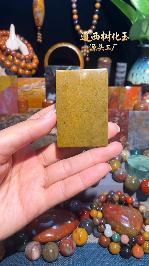 未镶嵌-硅化玉天然北票硅化玉吊坠