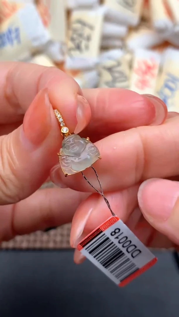 银S925镶嵌挂件翡翠一19