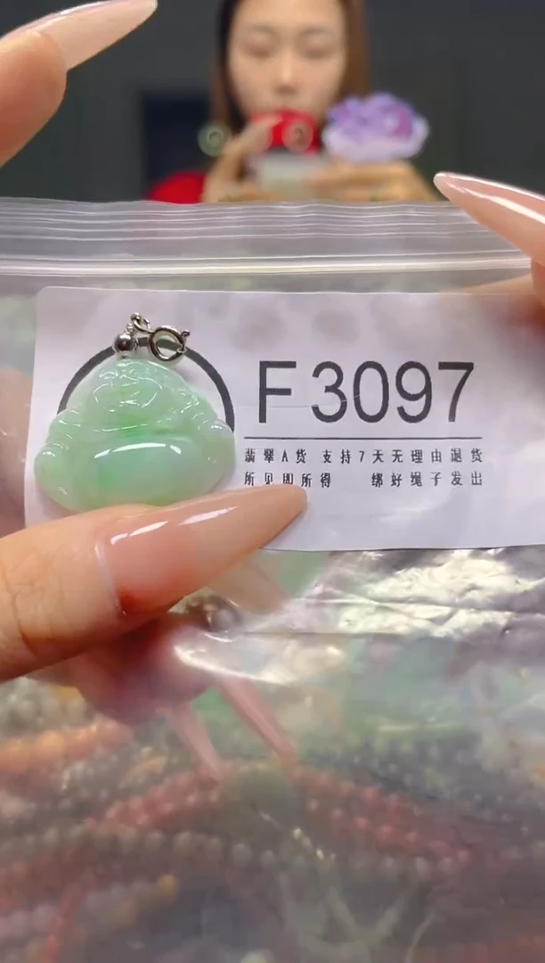 颈饰未镶嵌翡翠/F/翡翠A货，一件也是批发价