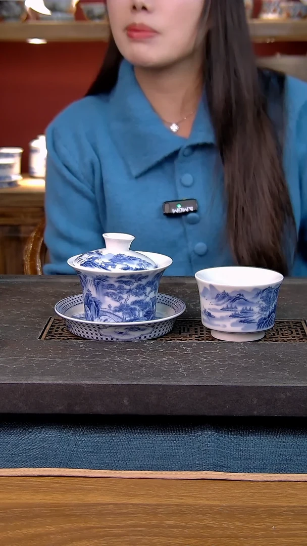 简装家用款2件套 白瓷陶瓷茶具