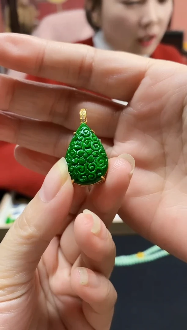 颈饰未镶嵌翡翠翡翠吊坠69