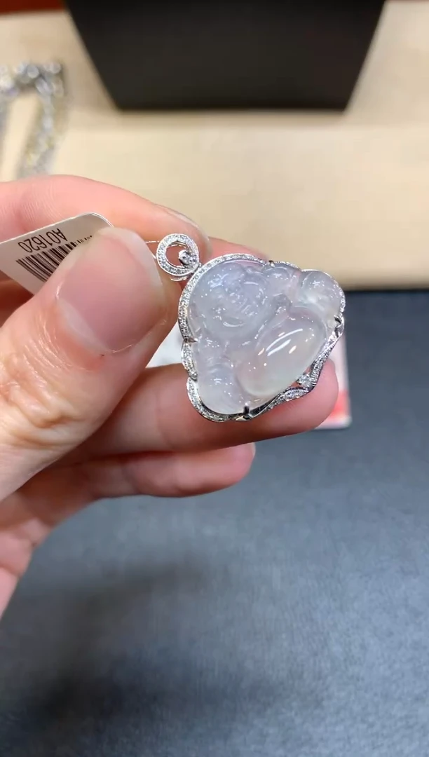 【闪购商品】翡翠颈饰18K金镶嵌【无鉴赏期】