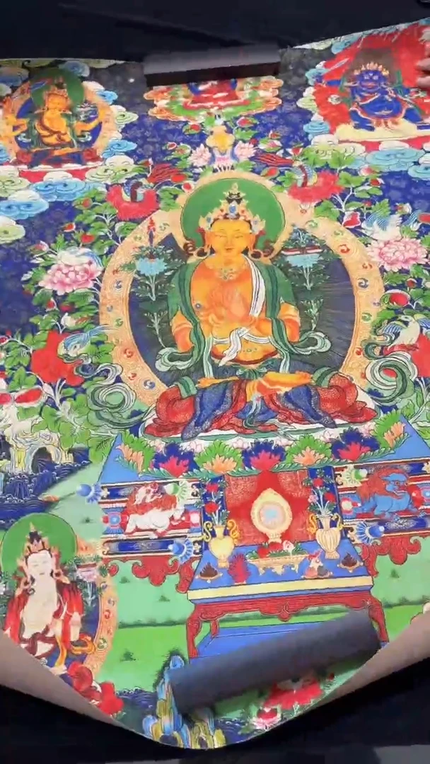 装裱画手绘唐卡藏艺阁TK16060