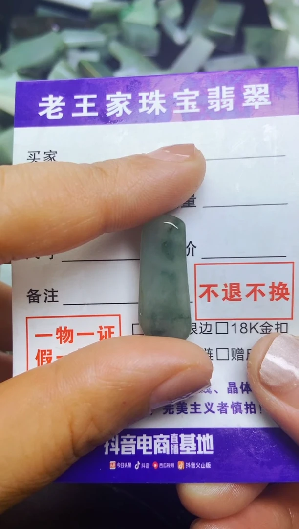 【闪购商品】翡翠颈饰未镶嵌料子