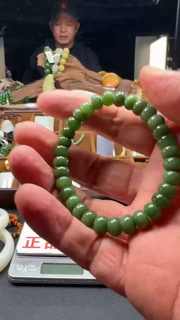 未镶嵌手链和田玉和田玉碧玉手串