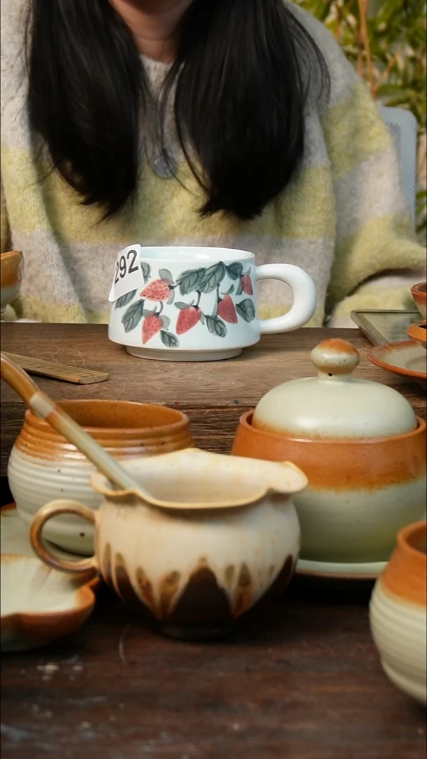 盘 高颜值粗陶餐具限时抢购