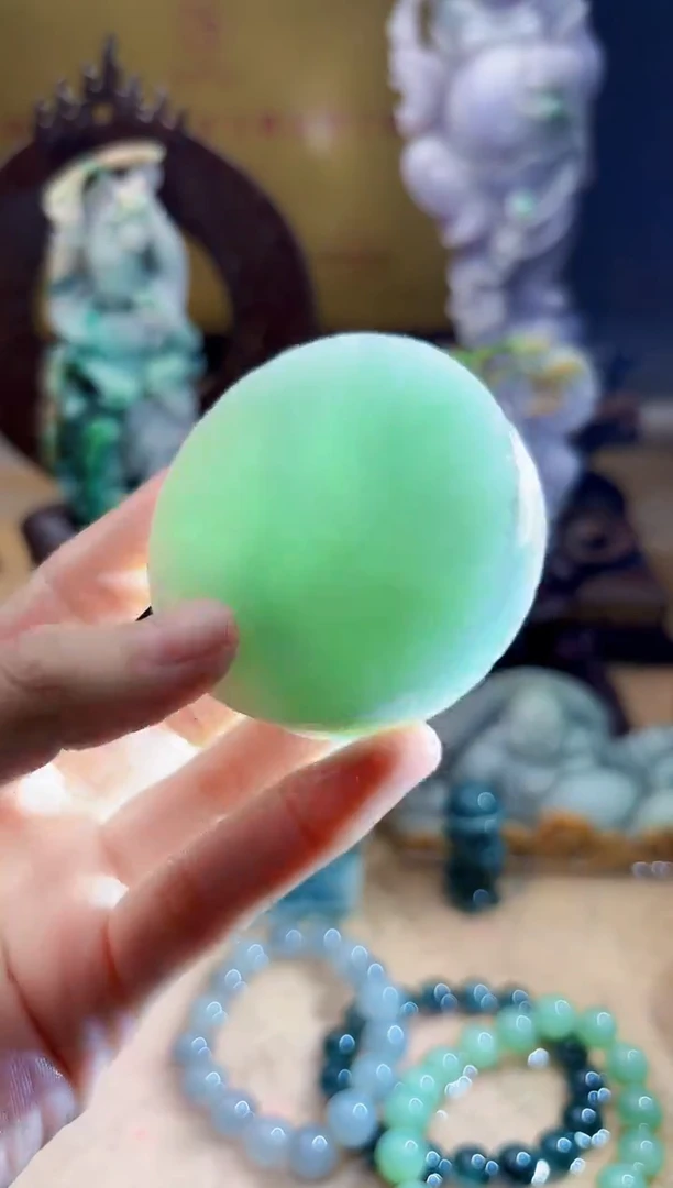 未镶嵌挂件翡翠A货柠优6922