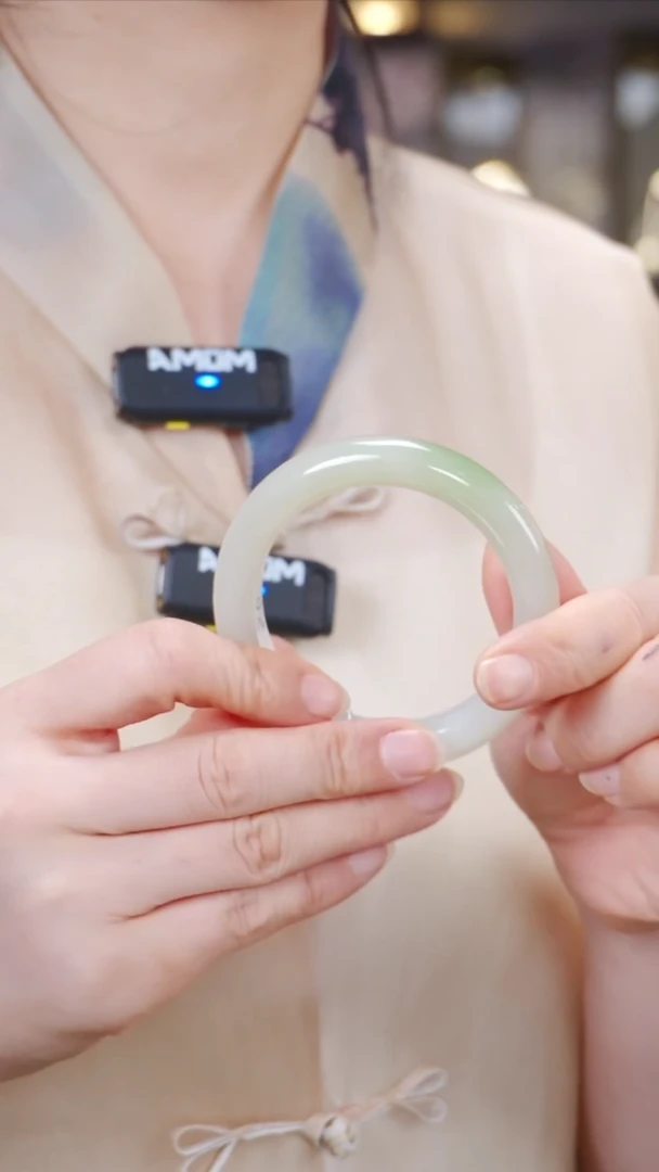 和田玉手镯未镶嵌81【】圈口56-57