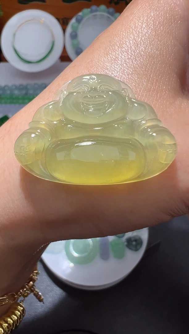 【闪购商品】定制翡翠未镶嵌24.6*33.3*4.3佛公