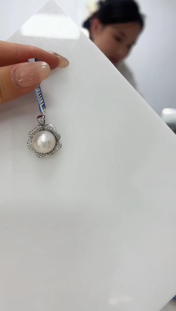 【闪购商品】海水珍珠DA银S925镶嵌吊坠 V2812