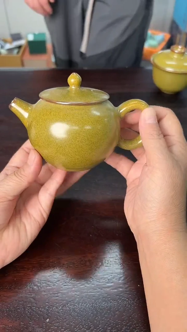 龙泉云间青瓷小米茶器