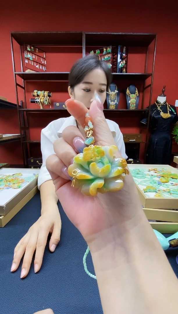 颈饰未镶嵌翡翠翡翠吊坠