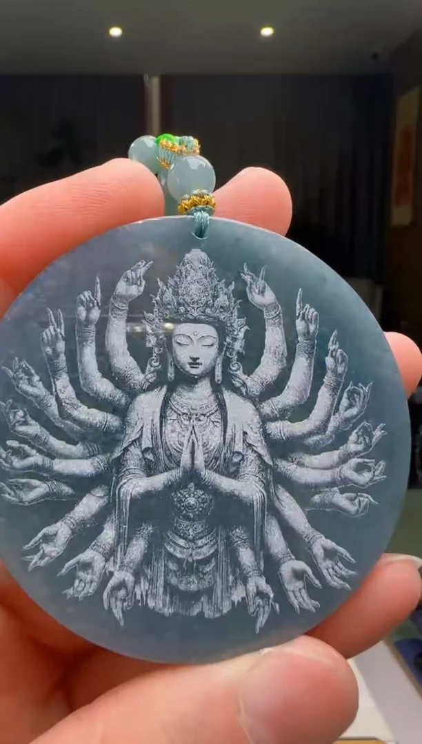 【闪购商品】翡翠吊坠(赠链)未镶嵌多样性发一DY@@60B7J11546
