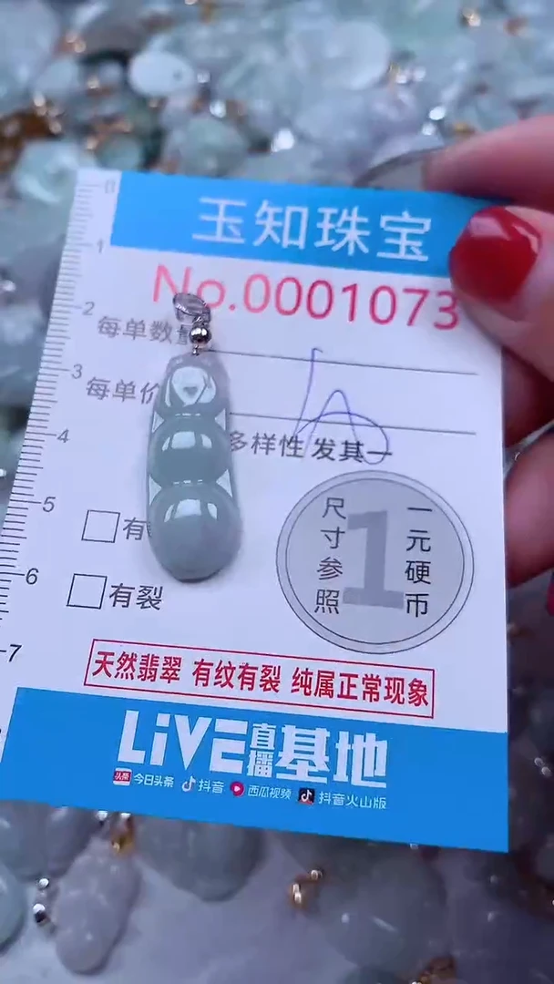 吊坠(不含链)未镶嵌翡翠1073