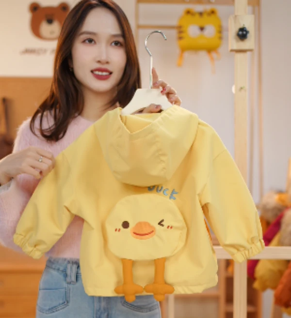 【MQ】简尼熊2025春款设计师原创简约风外套夹克JNXC51100