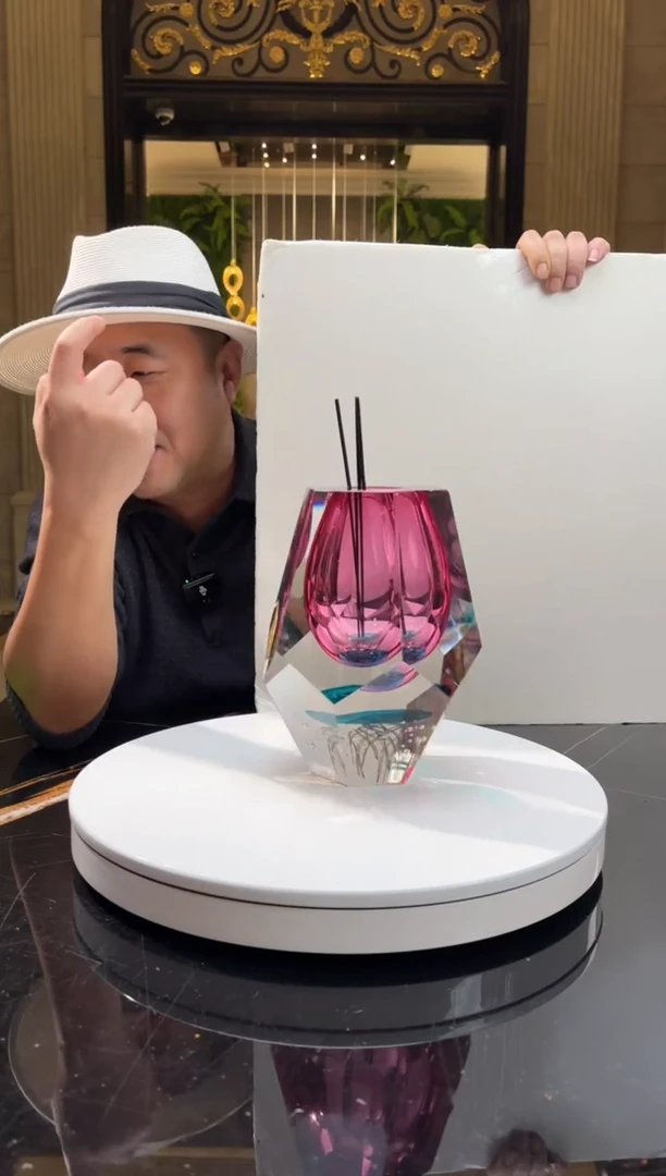 【闪购商品】茶宠AJ05502金红水母小花瓶